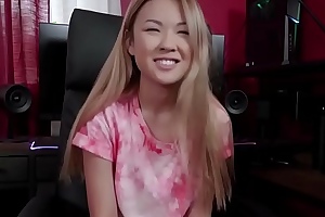 Asian skinny sister fucks brother- lulu chu
