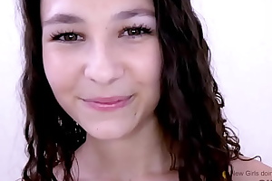 Cute legal age teenager thither no model undergo gets fucked at audition pov