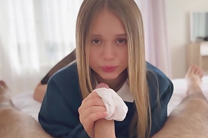 Self-assertive Schoolgirl Found Girlfriends Panties