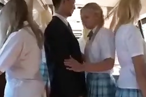 fuck students 18+ on the bus