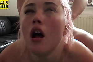 Bound sub fucked roughly coupled with eaten out