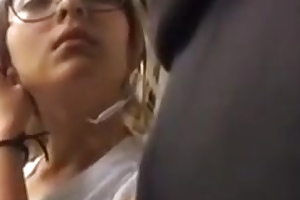 Bulge Flash Curious college girl 2