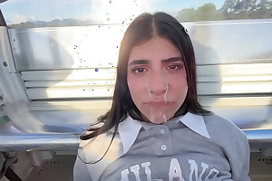 Pillo a colombiana cachonda en el Teleférico