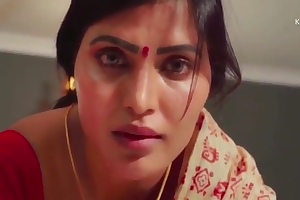 Sexy And Horny Woman In A Red Saree