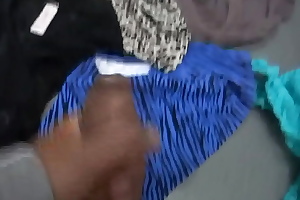 I stroke with an increment of cum in my wife's used panties, great compilation