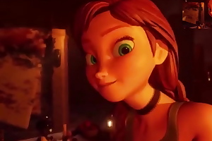 The Queen’s concealed Anna (frozen) teasing and getting drilled passionately