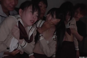 Japanese Babe bringing off hide & seek sex game