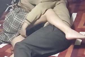 NO!!!! YOU SAID WE WOULD PRACTICE MATH!!! NOT THAT WE WOULD HAVE SEX!!! School Girl Fucks Her Classmate REAL HOMEMADE