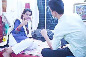 Cute Desi Motor coach Girl operation Breast-feed Very 1st sex check up on Motor coach by her operation brother