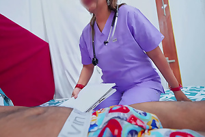 Indian Feel interest pissing on patient's bed when that babe gets hardcore rough fuck by patient in HINDI censorious talk.