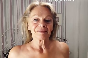 Granny has get under one's unrestricted body!