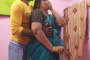Indian procreator step little one making love homemade real making love