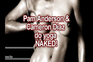 Bring to light yoga: cameron diaz & pam anderson